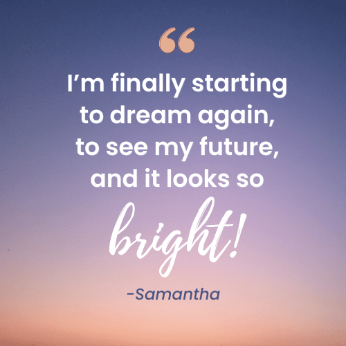 Samantha's future is bright